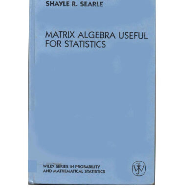 خرید و دانلود نسخه کامل کتاب Matrix Algebra Useful for Statistics (Wiley Series in Probability and Statistics)