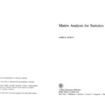 خرید و دانلود نسخه کامل کتاب Matrix analysis for statistics