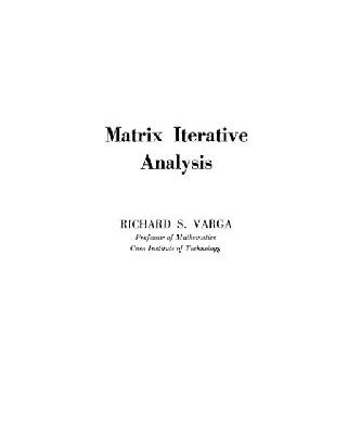 خرید و دانلود نسخه کامل کتاب Matrix iterative analysis