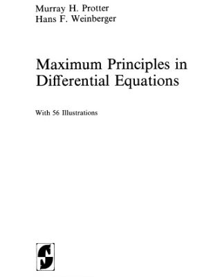 خرید و دانلود نسخه کامل کتاب Maximum Principles in Differential Equations