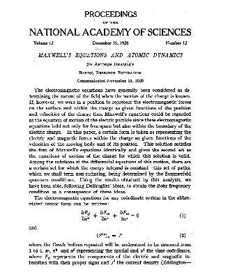 خرید و دانلود نسخه کامل کتاب Maxwells Equations and Atomic Dynamics