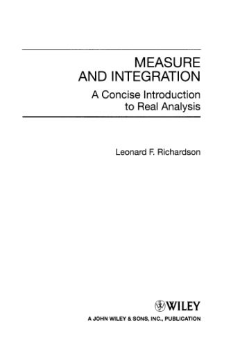 خرید و دانلود نسخه کامل کتاب Measure and integration: A concise introduction to real analysis_689cb82f61585.jpeg خرید و دانلود نسخه کامل کتاب Measure and integration: A concise introduction to real analysis