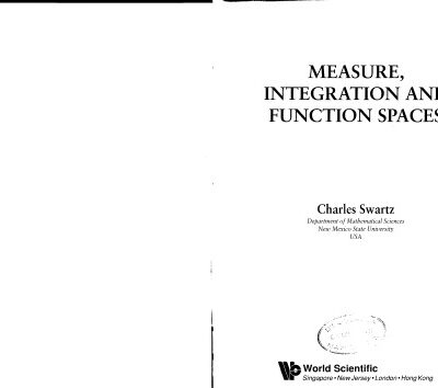 خرید و دانلود نسخه کامل کتاب Measure, Integration and Function Spaces