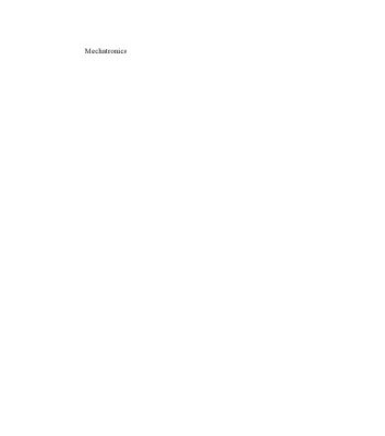 خرید و دانلود نسخه کامل کتاب Mechatronics: Dynamics of Electromechanical and Piezoelectric Systems