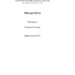 خرید و دانلود نسخه کامل کتاب Mengenlehre 003