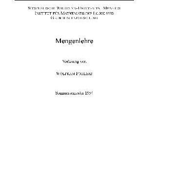 خرید و دانلود نسخه کامل کتاب Mengenlehre 003