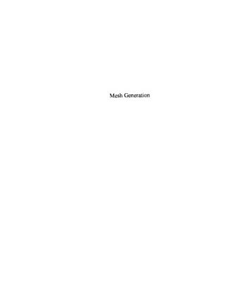 خرید و دانلود نسخه کامل کتاب Mesh Generation: Application to Finite Elements, Second Edition