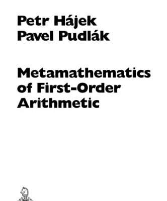 خرید و دانلود نسخه کامل کتاب Metamathematics of first-order arithmetic