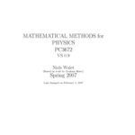 خرید و دانلود نسخه کامل کتاب Methods For Physics Pc3672 Vs 0.9, 2007-02 (Based on work by Graham Shaw)
