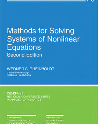 خرید و دانلود نسخه کامل کتاب Methods for solving systems of nonlinear equations