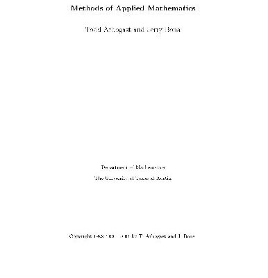 خرید و دانلود نسخه کامل کتاب Methods of applied mathematics