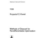 خرید و دانلود نسخه کامل کتاب Methods of Descent for Nondifferentiable Optimization