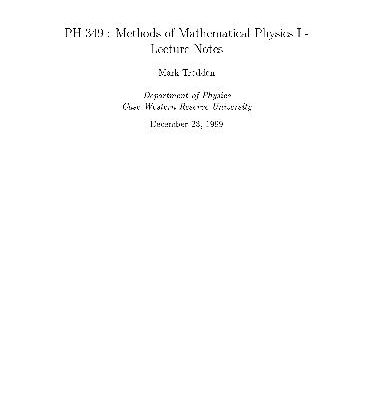 خرید و دانلود نسخه کامل کتاب Methods of mathematical physics