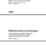 خرید و دانلود نسخه کامل کتاب Methods of nonconvex analysis: lectures given at the 1st session of the Centro internazionale matematico estivo