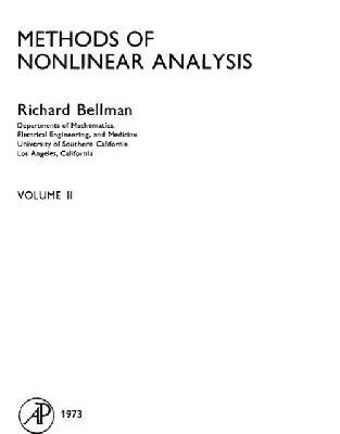 خرید و دانلود نسخه کامل کتاب Methods of nonlinear analysis