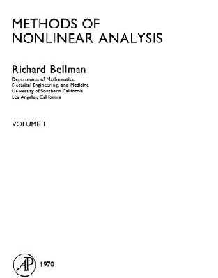 خرید و دانلود نسخه کامل کتاب Methods of nonlinear analysis