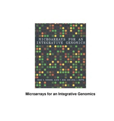 خرید و دانلود نسخه کامل کتاب Microarrays for an Integrative Genomics Computational Molecular Biology