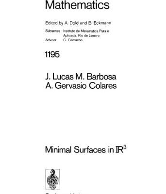 خرید و دانلود نسخه کامل کتاب Minimal Surfaces in R3