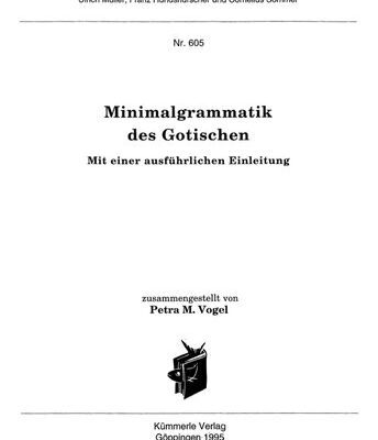 خرید و دانلود نسخه کامل کتاب Minimalgrammatik des Gotischen: Mit einer ausführlichen Einleitung