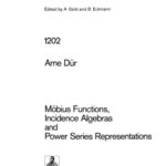 خرید و دانلود نسخه کامل کتاب Möbius Functions, Incidence Algebras and Power Series Representations