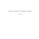خرید و دانلود نسخه کامل کتاب Modal Logics of Ordered Trees [PhD Thesis]