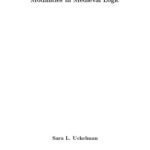 خرید و دانلود نسخه کامل کتاب Modalities in Medieval Logic [PhD Thesis]