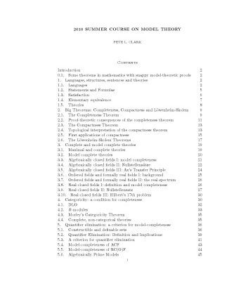 خرید و دانلود نسخه کامل کتاب Model Theory [Lecture notes]