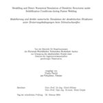 خرید و دانلود نسخه کامل کتاب Modelling and direct numerical simulation of dendritic structures under solidification conditions during fusion welding