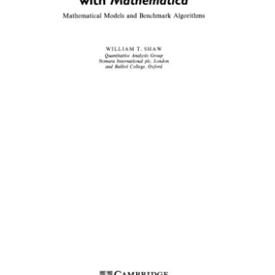 خرید و دانلود نسخه کامل کتاب Modelling financial derivatives with Mathematica: mathematical models and benchmark algorithms