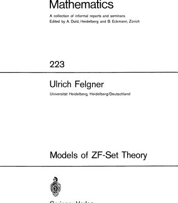 خرید و دانلود نسخه کامل کتاب Models of ZF-Set Theory