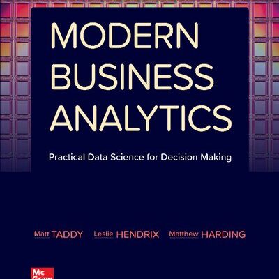 خرید و دانلود نسخه کامل کتاب Modern Business Analytics: Practical Data Science for Decision-making