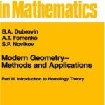 خرید و دانلود نسخه کامل کتاب Modern Geometry – Methods and Applications: Part 3: Introduction to Homology Theory