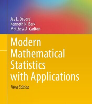 خرید و دانلود نسخه کامل کتاب Modern Mathematical Statistics With Applications