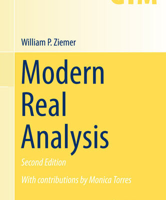 خرید و دانلود نسخه کامل کتاب Modern Real Analysis