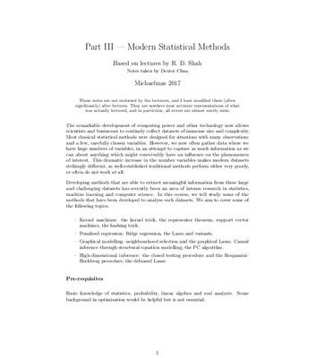 خرید و دانلود نسخه کامل کتاب Modern Statistical Methods