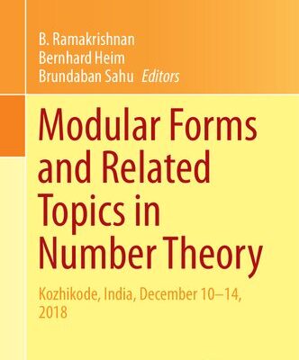 خرید و دانلود نسخه کامل کتاب Modular Forms and Related Topics in Number Theory: Kozhikode, India, December 10–14, 2018