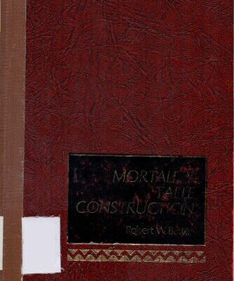 خرید و دانلود نسخه کامل کتاب Mortality Table Construction