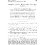 خرید و دانلود نسخه کامل کتاب Multibase Gosper-type algorithms. JSC 1999