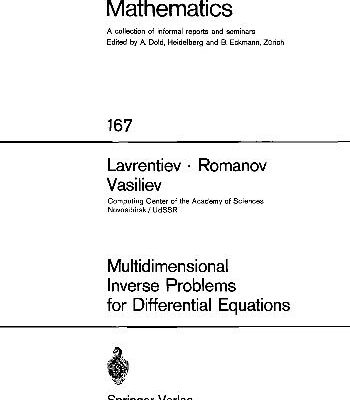 خرید و دانلود نسخه کامل کتاب Multidimensional inverse problems for differential equations