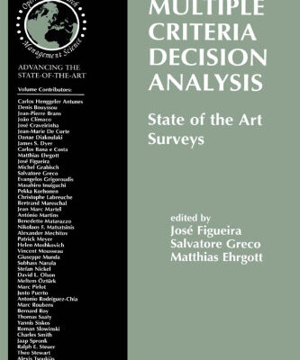 خرید و دانلود نسخه کامل کتاب Multiple Criteria Decision Analysis:State of the Art Surveys