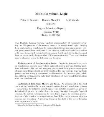 خرید و دانلود نسخه کامل کتاب Multiple-valued Logic