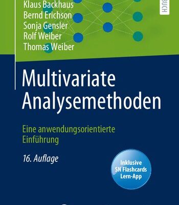 خرید و دانلود نسخه کامل کتاب Multivariate Analysemethoden: Eine anwendungsorientierte Einführung