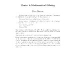 خرید و دانلود نسخه کامل کتاب Music. A Mathematical Offering