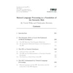 خرید و دانلود نسخه کامل کتاب Natural Language Processing as a Foundation of the Semantic Web (Foundations and Trends in Web Science)