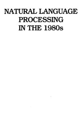 خرید و دانلود نسخه کامل کتاب Natural language processing in the 1980s: a bibliography