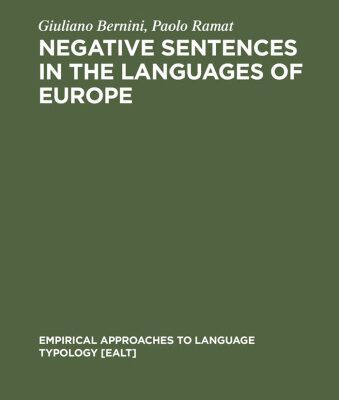 خرید و دانلود نسخه کامل کتاب Negative Sentences in the Languages of Europe: A Typological Approach