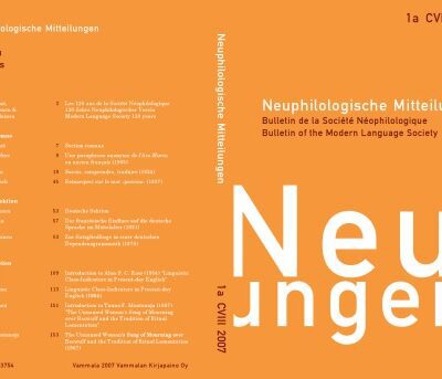 خرید و دانلود نسخه کامل کتاب Neuphilologische Mitteilungen : Bulletin de la Société Néophilologique = Bulletin of the Modern Language Society