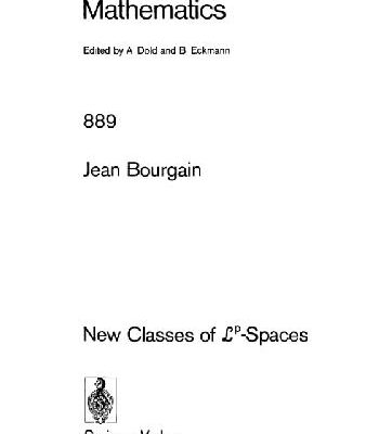 خرید و دانلود نسخه کامل کتاب New Classes of Lp-Spaces