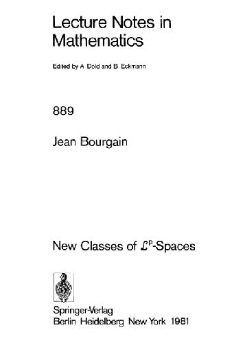 خرید و دانلود نسخه کامل کتاب New Classes of Lp-Spaces_6892f067276d3.jpeg خرید و دانلود نسخه کامل کتاب New Classes of Lp-Spaces