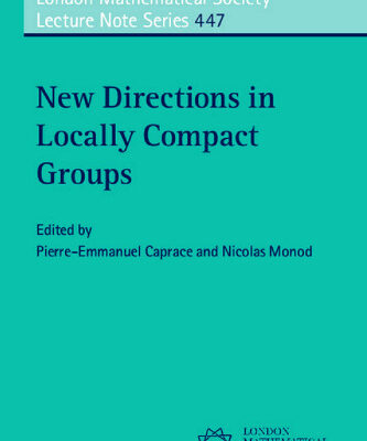 خرید و دانلود نسخه کامل کتاب New Directions in Locally Compact Groups